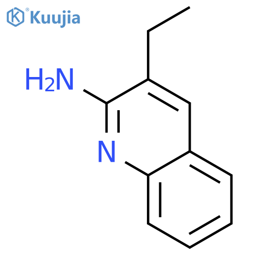 3-ethyl-2-Quinolinamine structure