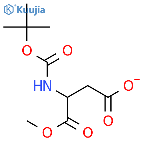 N-(1,1-Dimethylethoxy)carbonyl-D-aspartic Acid 1-Methyl Ester structure