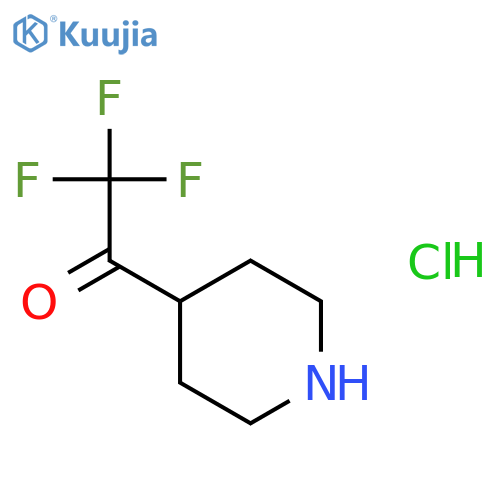 4-(Trifluoroacetyl)piperidine hydrochloride structure