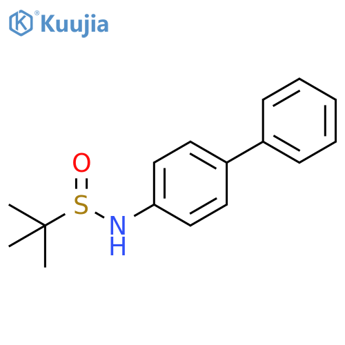 (R)-N-(4-BIPHENYL) TERT-BUTANESULFINAMIDE structure