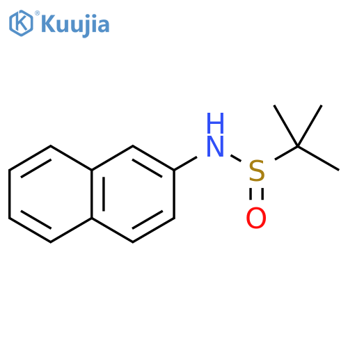 (R)-2-Methyl-n-(naphthalen-2-yl)propane-2-sulfinamide structure