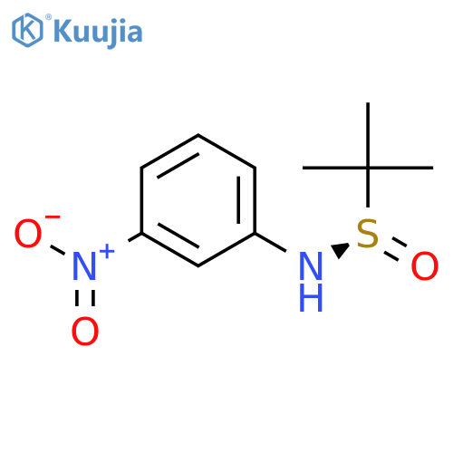 (R)-2-Methyl-n-(3-nitrophenyl)propane-2-sulfinamide structure