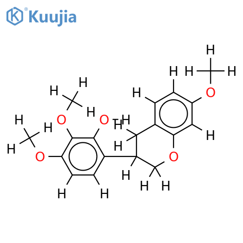 (R)-3',4',7-Tri-Me ether-2',3',4',7-Tetrahydroxyisoflavan structure