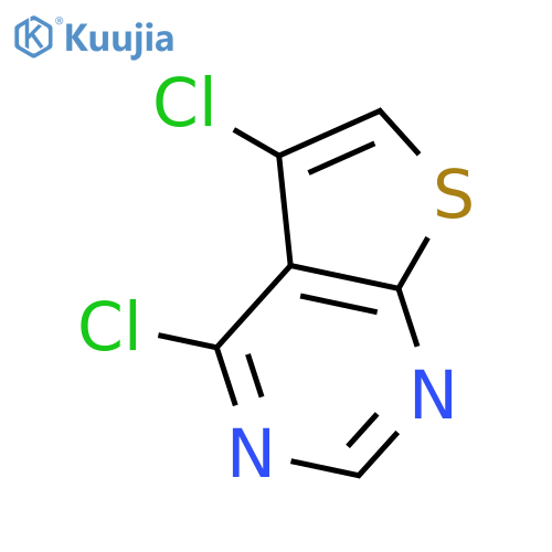4,5-Dichlorothieno2,3-dpyrimidine structure