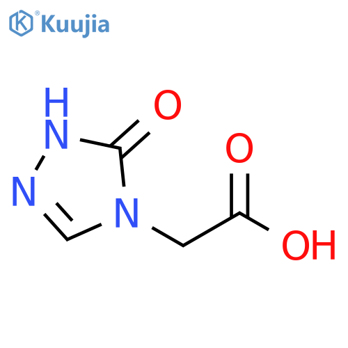 2-(5-oxo-4,5-dihydro-1H-1,2,4-triazol-4-yl)acetic acid structure
