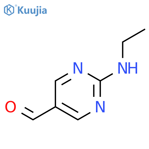 2-(Ethylamino)pyrimidine-5-carbaldehyde structure