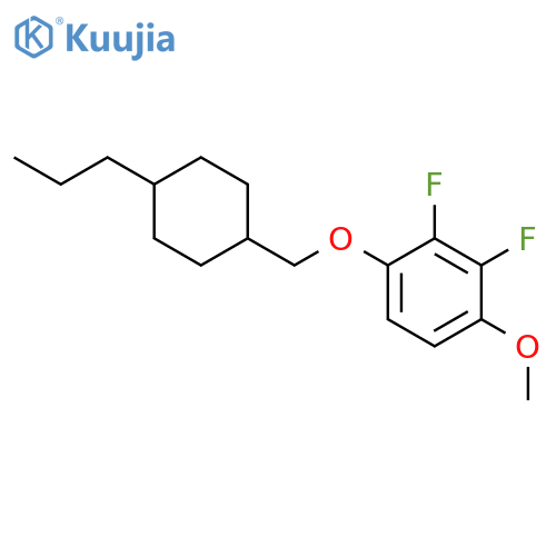2,3-Difluoro-4-[(trans-4-propylcyclohexyl)methoxy]anisole structure