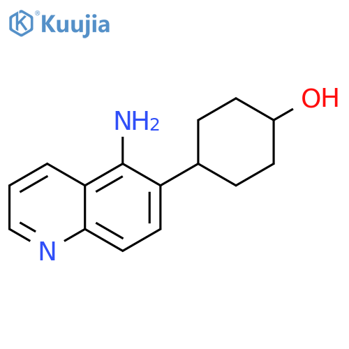 4-(5-Aminoquinolin-6-yl)cyclohexan-1-ol structure