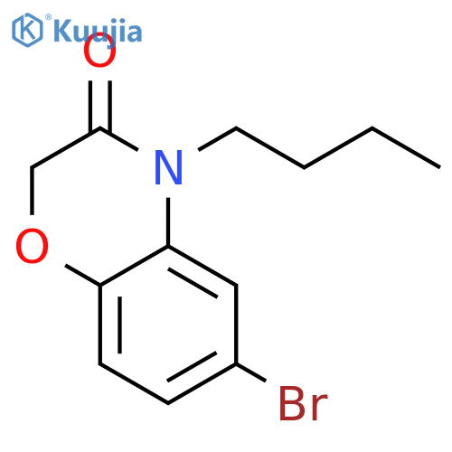 6-Bromo-4-butyl-2H-1,4-benzoxazin-3-one structure
