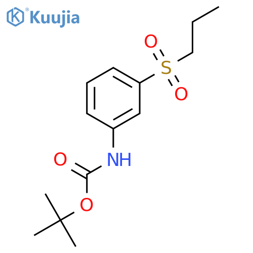 t-Butyl N-3-(propane-1-sulfonyl)phenylcarbamate structure