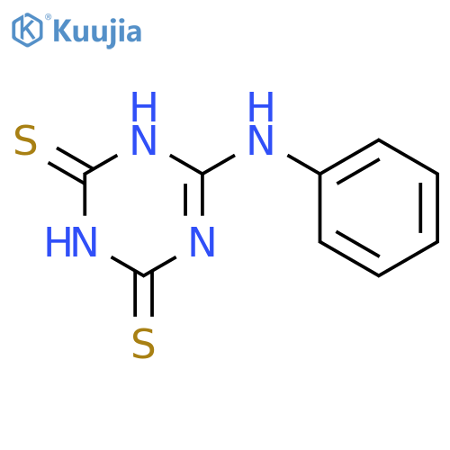 1,3,5-Triazine-2,4(1H,3H)-dithione,6-(phenylamino)- structure