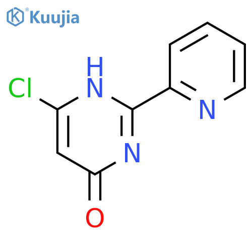 6-Chloro-2-pyridin-2-yl-3H-pyrimidin-4-one structure