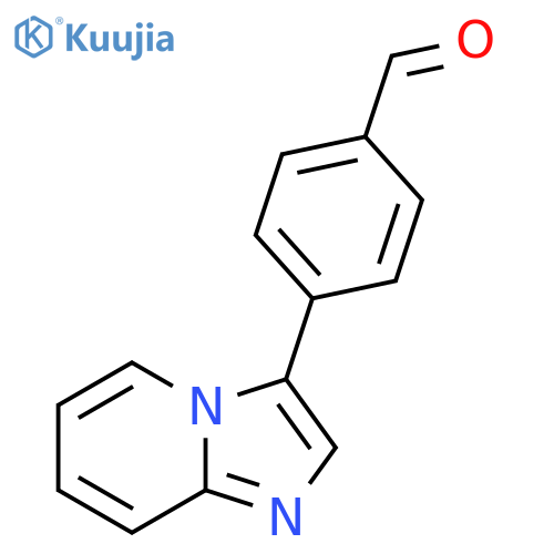 4-{imidazo[1,2-a]pyridin-3-yl}benzaldehyde structure