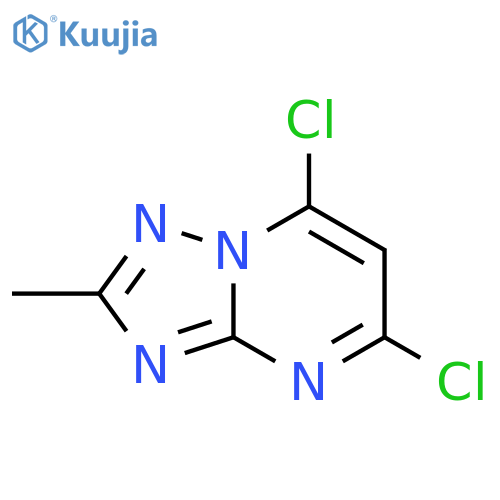 5,7-Dichloro-2-methyl[1,2,4]triazolo[1,5-a]pyrimidine structure