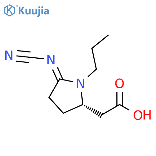 N-Propyl-2S-cyanimidopyrrolidine-5-acetic Acid structure