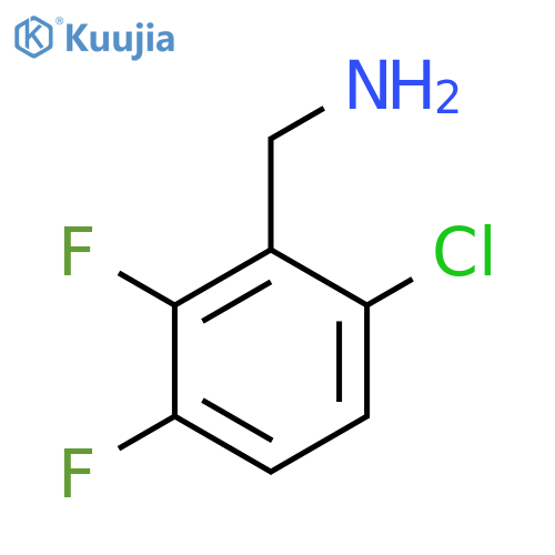 6-Chloro-2,3-difluorobenzylamine structure