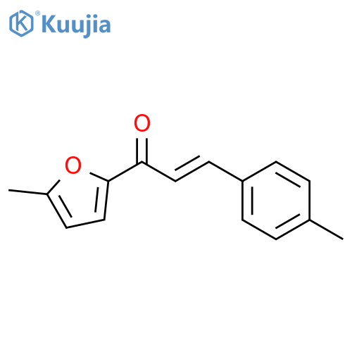 (2E)-1-(5-methylfuran-2-yl)-3-(4-methylphenyl)prop-2-en-1-one structure
