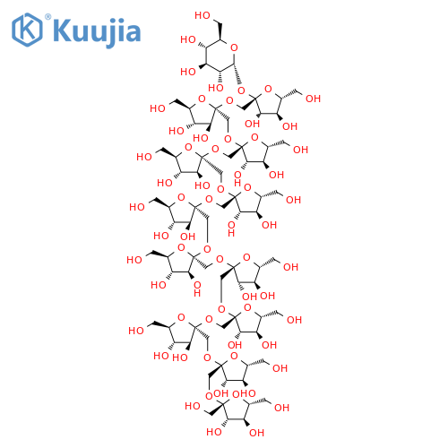 [O-β-D-Fructofuranosyl-(2→1)]11-O-β-D-fructofuranosyl α-D-glucopyranoside structure