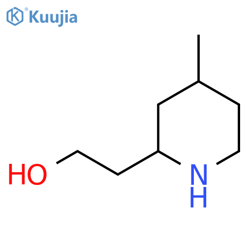 2-(4-Methylpiperidin-2-yl)ethan-1-ol structure
