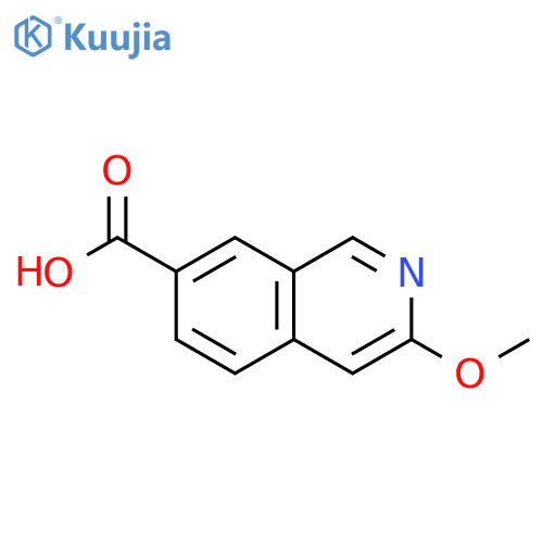 7-Isoquinolinecarboxylic acid, 3-methoxy- structure