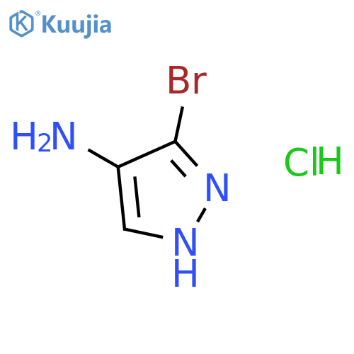 3-Bromo-1H-pyrazol-4-amine hydrochloride structure