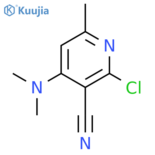 2-Chloro-4-(dimethylamino)-6-methylnicotinonitrile structure