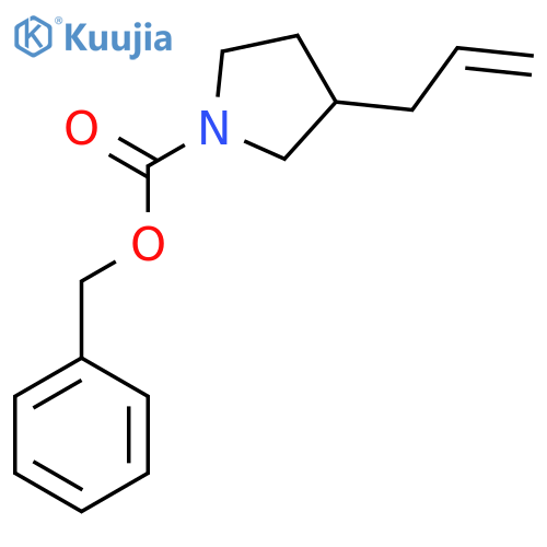 Benzyl 3-(prop-2-en-1-yl)pyrrolidine-1-carboxylate structure