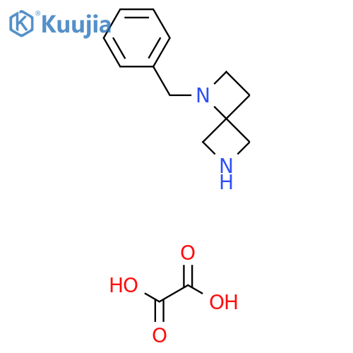 1-benzyl-1,6-diazaspiro[3.3]heptane; oxalic acid structure