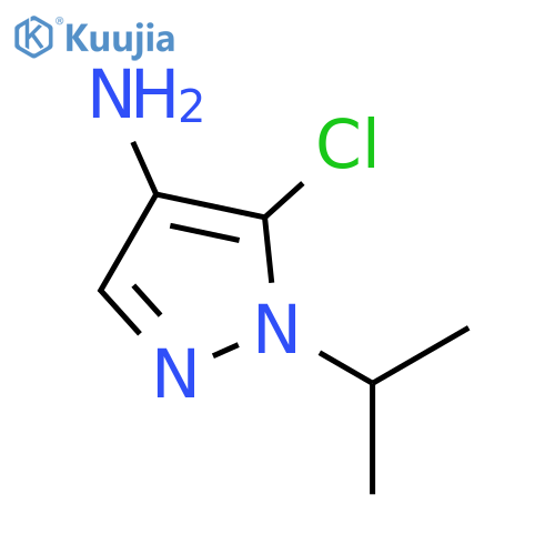 5-Chloro-1-isopropyl-1H-pyrazol-4-ylamine structure