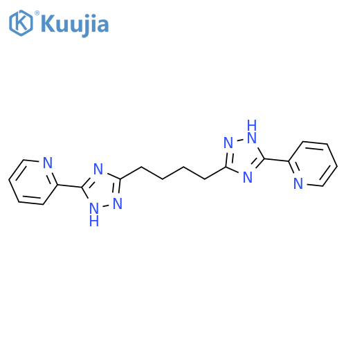 Pyridine, 2,2'-[1,4-butanediylbis(1H-1,2,4-triazole-3,5-diyl)]bis- structure
