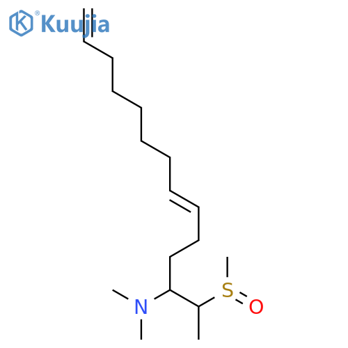 (2S,3S,6E)-N,N-dimethyl-2-[(R)-methylsulfinyl]tetradeca-6,13-dien-3-amine structure