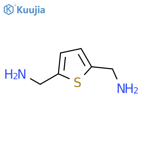 5-(aminomethyl)thiophen-2-ylmethanamine structure