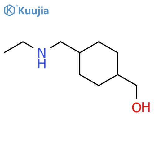 (trans-4-((ethylamino)methyl)cyclohexyl)methanol structure