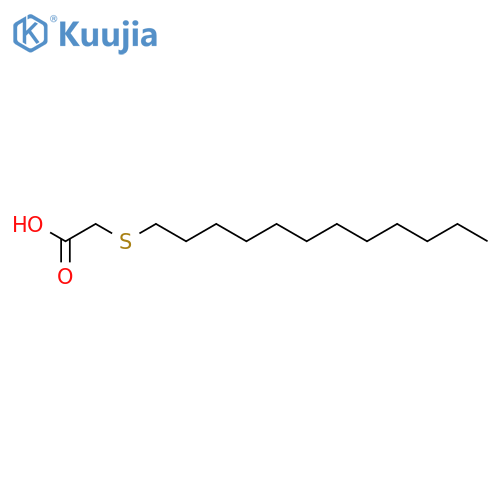 Acetic acid,2-(dodecylthio)- structure