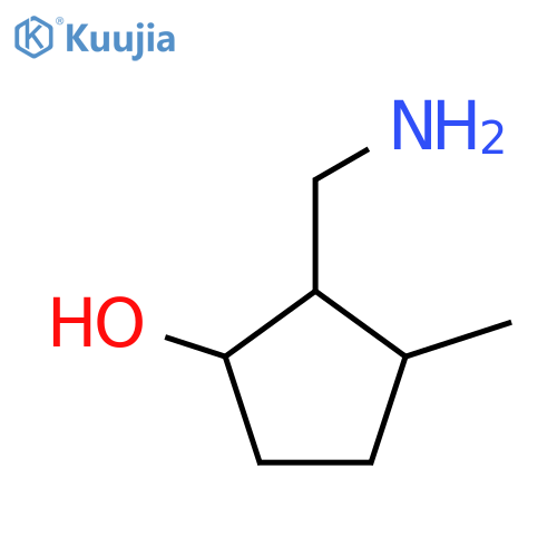 2-(Aminomethyl)-3-methylcyclopentan-1-ol structure
