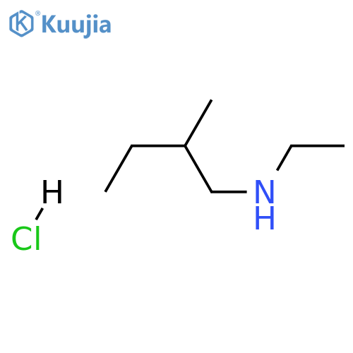 ethyl(2-methylbutyl)amine hydrochloride structure