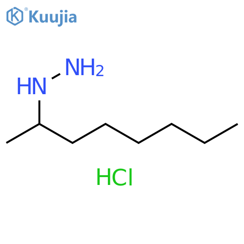 octan-2-ylhydrazine dihydrochloride structure