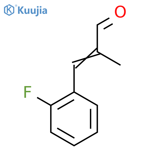 (E)-3-(2-Fluorophenyl)-2-methylacrylaldehyde structure