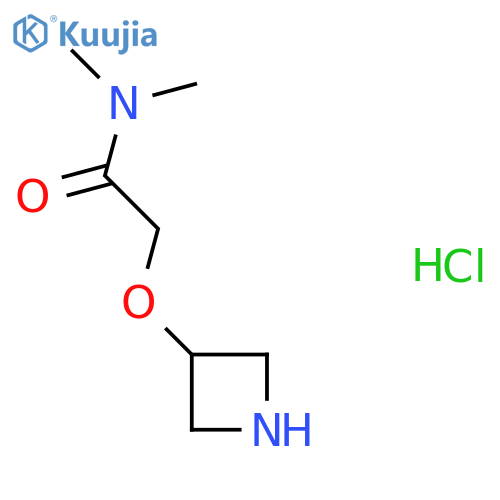 2-(azetidin-3-yloxy)-N,N-dimethylacetamide hydrochloride structure