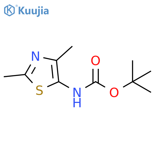 tert-butyl N-(dimethyl-1,3-thiazol-5-yl)carbamate structure