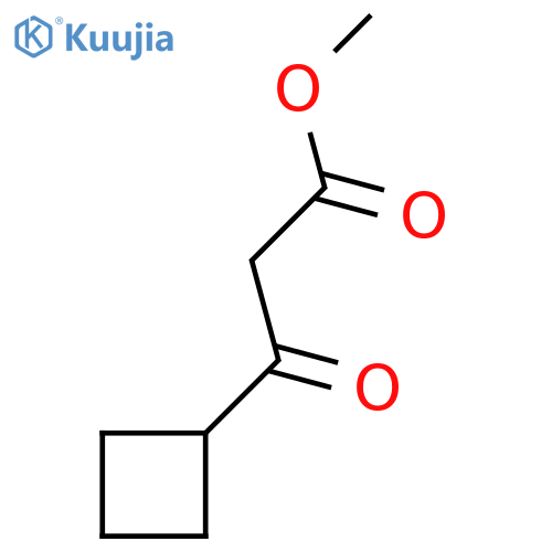 Methyl 3-cyclobutyl-3-oxopropanoate structure