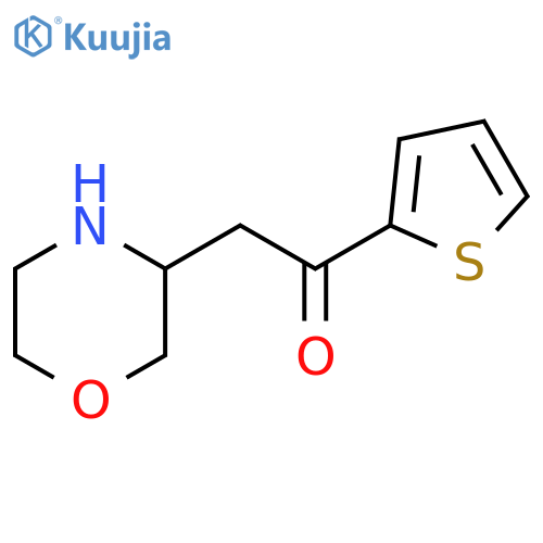 2-(morpholin-3-yl)-1-(thiophen-2-yl)ethan-1-one structure