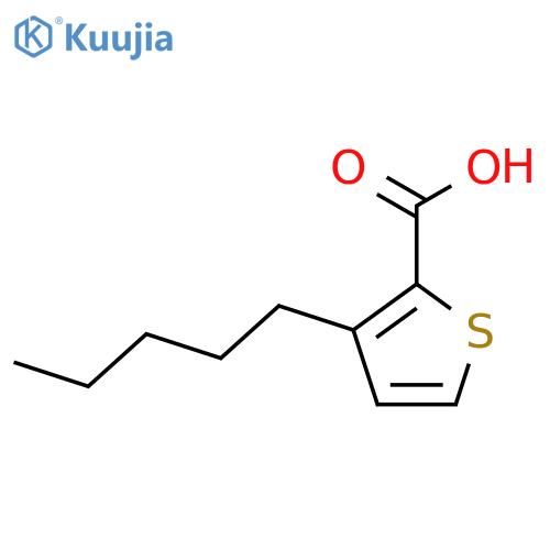 3-Pentyl-2-thiophenecarboxylic acid structure