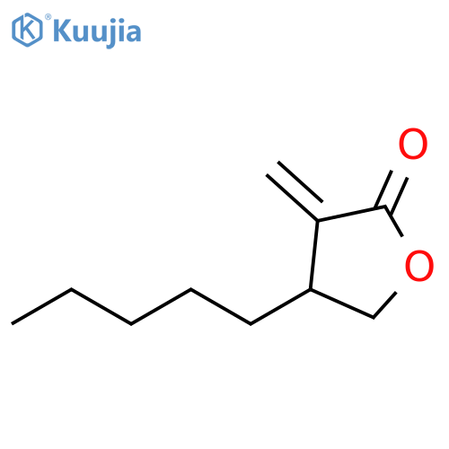 2(3H)-Furanone, dihydro-3-methylene-4-pentyl- structure