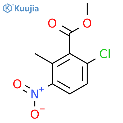 Methyl 6-chloro-2-methyl-3-nitrobenzoate structure