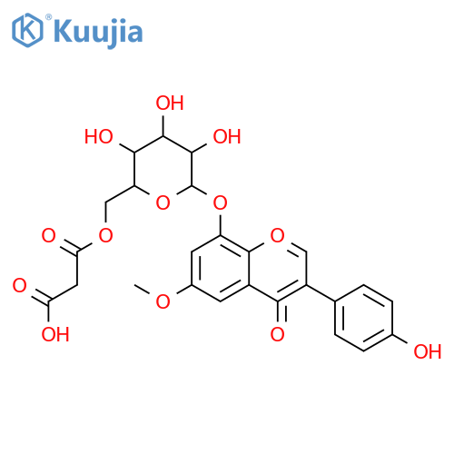 Glycitin 6''-O-Malonate structure