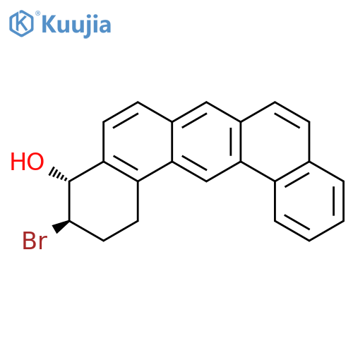 Dibenz[a,j]anthracen-4-ol, 3-bromo-1,2,3,4-tetrahydro-, trans-(±)- structure