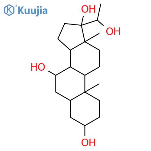 Pregnane-3,7,17,20-tetrol,(3b,5a,7a,20R)- (9CI) structure
