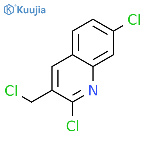 3-Chloromethyl-2,7-dichloroquinoline structure