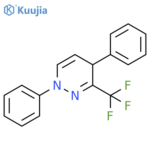1,4-diphenyl-3-(trifluoromethyl)-1,4-dihydropyridazine structure